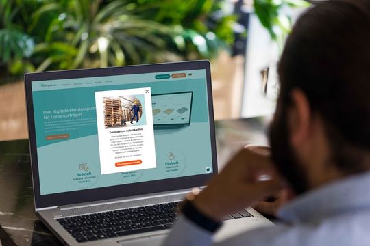 KI-basierter Sofortkauf: Pacurion bietet mit seinem neuen Service den Zugriff auf Europaletten zum besten Marktpreis an.(Bild:  Pacurion)