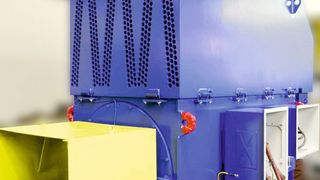 Bereit für Ex-Zone 22: ein speziell für die staubige Umgebung einer Kohlemühle entwickelter Schleifringläufermotor aus dem Hause Menzel Elektromotoren (Bild: Menzel Elektromotoren)