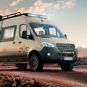 Weinsberg, das Einsteigerlabel aus der Knaus-Tabbert-Gruppe, schickt den X-Pedition 600 MQ wahlweise mit Hinterrad- oder Allradantrieb ins Rennen.(Bild:  Knaus Tabbert)