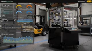 Mit Omniverse‑basierten digitalen Zwillingen lassen sich ganze Werke vorab virtuell planen. (Bild: Nvidia/PNY)