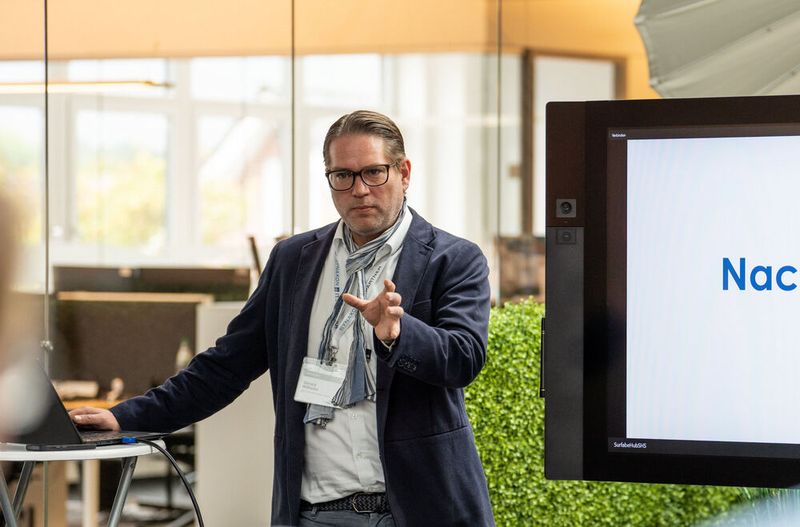 Gerald Wilhelm (Api) ging auf das Thema Nachhaltigkeit ein. (Bild: Valentin Diehl)