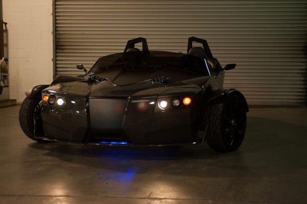 Der Torq Roadster: das elektrisch angetriebene Trike mit 300 kW könnte in einem Batman-Film mitspielen (Epic Electric Vehicles)