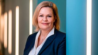 Bundesinnnenministerin Nancy Faeser will durch die Speicherung von IP-Adressen gegen Kriminalität im digitalen Raum vorgehen (©Peter Jülich)
