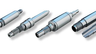 Einsatzbeispiele für die Wälzfräsmaschinen HLC 150 H und K 160 von EMAG Koepfer. Wie man sieht, kann damit breites Spektrum an Verzahnungsmöglichkeiten für Rotorwellen aus dem Bereich der Elektromobilität abgedeckt werden. (Bild: Rotor Shafts)