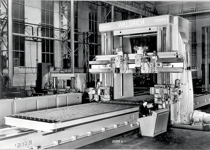 Für seine Großwerkzeugmaschinen, wie hier eine Hobelmaschine aus den 1950ern, ist Waldrich Siegen weltweit bekannt.  (Waldrich Siegen)
