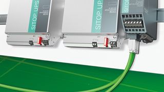 Mit der unterbrechungsfreien Gleichstromversorgung Sitop UPS1600 stellt Siemens die erste DC-USV mit integrierten Industrial-Ethernet-/Profinet-Schnittstellen vor (Bild: Siemens)