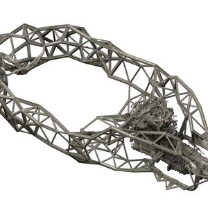 Das ultimative Chassis wurde mithilfe von generativem Design und dem digitalen Nervensystem verwirklicht. 