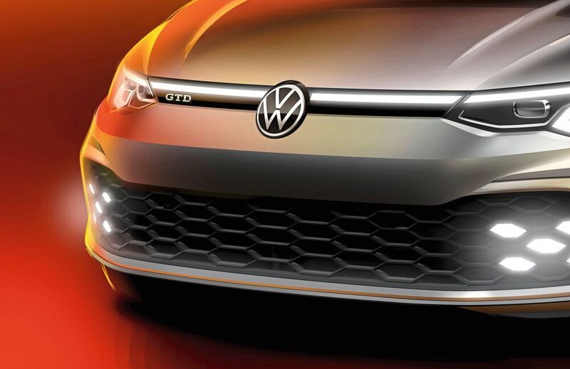 Erstmalig auf einer Messe wird VW den Golf 8 unter anderem auch in der Starkversion GTD vorstellen. (Volkswagen)