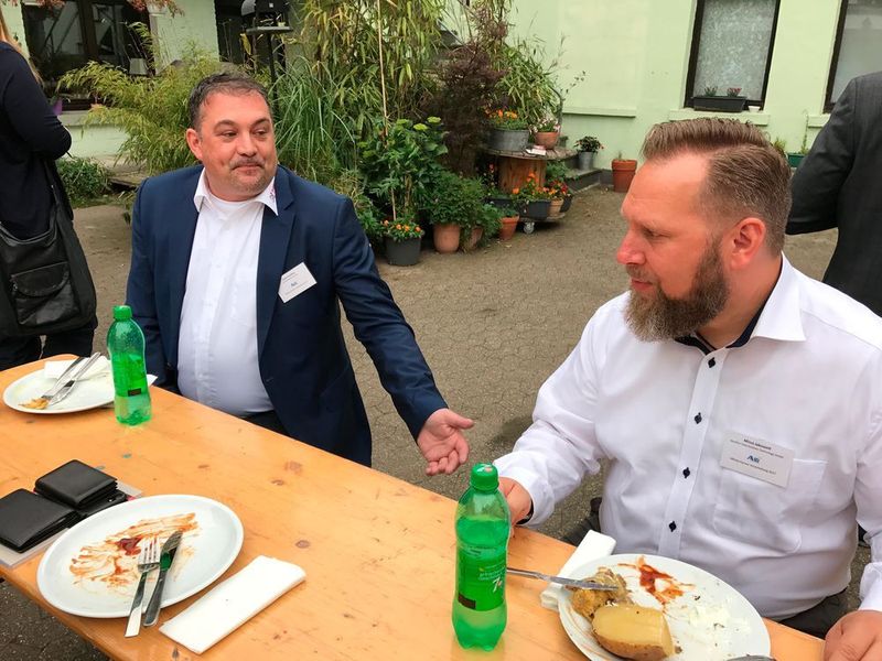 Mirco Jakuszeit von Gordion im Gespräch mit Patric Schilken von Neox (A10 Networks)