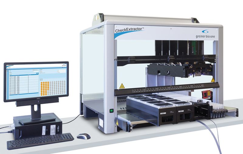 Check Extractor zur automatisierten DNA-Extraktion und Vorbereitung des PCR Set-ups. (Bild: Greiner Bio-One, Jürgen Lippert)