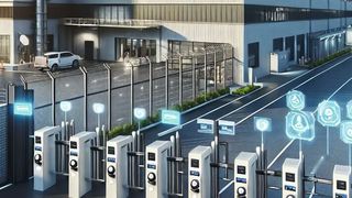 Für ein effektives Sicherheitskonzept können Betriebe auf verschiedene technische 
Mittel zurückgreifen. Neben Zutrittskontrollen bietet sich eine Videoüberwachung mit 
smarten Kameras an, die nicht nur zur kontinuierlichen Überwachung dienen, 
sondern auch verdächtige Aktivitäten in Echtzeit durch integrierte 
Bewegungserkennung oder KI-gestützte Analysen erkennen. (Bild: KI-generiert)