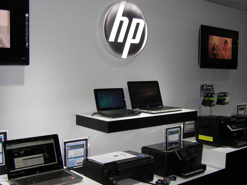 Das Innere des Transporters ist ein Showroom, in dem die jüngste Printer-Generation von HP im Einsatz zu sehen ist. (Archiv: Vogel Business Media)
