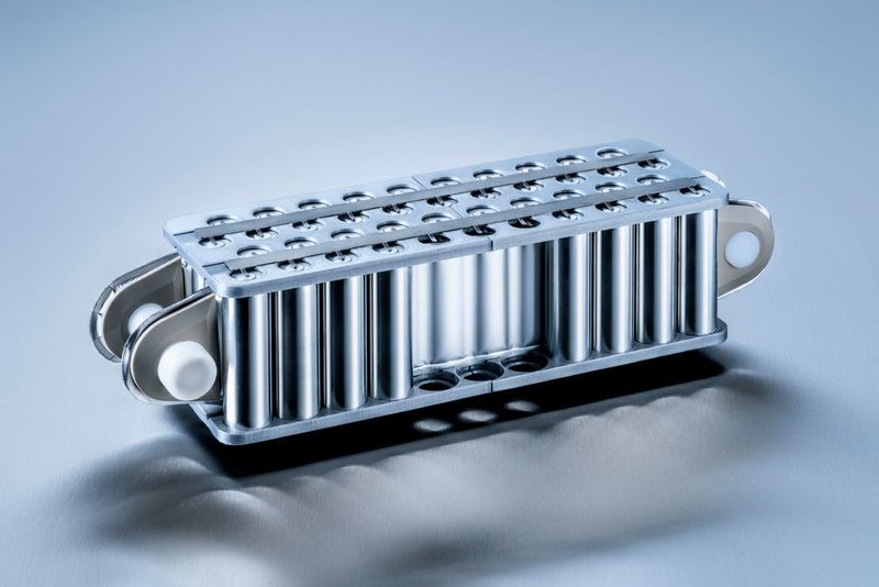 Anwendung bei zylindrischen Batteriezellen. (Miba)