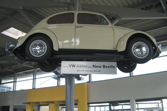 Der Käfer in luftiger Höhe überwacht das Geschehen. (Archiv: Vogel Business Media)