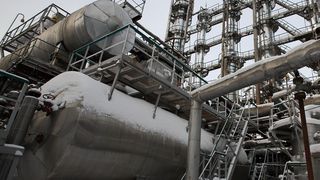 Gazprom baut eine weitere Gasaufbereitungsanlage nahe der russischen Stadt Svobodny im Bezirk Amur. Das Bild zeigt die Gasaufbereitungsanlage Yuzhno-Balikskiy. (Bild: Sibur)