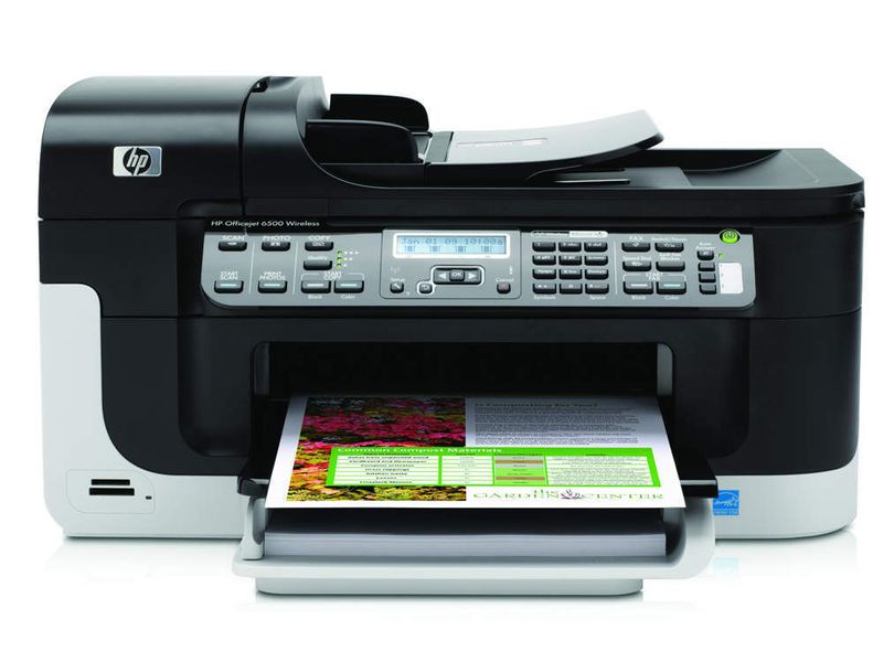 Als Einstiegslösung für den Tintenstrahldruck im Büro-Umfeld hat HP den Officejet 6500 All-in-One konzipiert. Die Kopierleistung von sieben Seiten pro Minute gibt es bei Farbe und Schwarzweiß. (Archiv: Vogel Business Media)