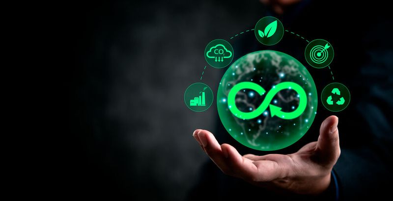 Durch den Cradle-to-Cradle-Ansatz können Unternehmen Ressourcen effizienter nutzen, den Abbau endlicher Ressourcen minimieren und die Auswirkungen auf die Umwelt signifikant reduzieren.(Bild:  khunkornStudio - stock.adobe.com)
