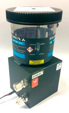 Bleibt zum Schluß nur noch die chemische (kalometrische) Zelle zu erwähnen. Sie mißt nur im PPM-Bereich und kann unter bestimmten Voraussetzungen sogar bis in den ppb-Bereich messen   (Bild: Thomsen Messtechnik)