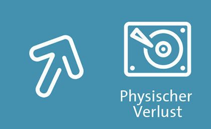 9. Physischer Verlust: Genauso gefährlich wie Angriffe auf IT-Systeme ist der Verlust von Datenträgern. Entweder werden Notebooks, Tablets oder Smartphones gestohlen oder ihre Besitzer verlieren sie versehentlich. Vor allem auf Reisen kommen immer wieder Geräte abhanden und nur ein Teil findet sich wieder an. Der Zugang zu den Geräten sollte durch sichere Passwörter geschützt und sensible Daten sollten verschlüsselt werden. Zudem können Inhalte mit entsprechenden Tools auch aus der Ferne gelöscht werden, sofern das Gerät online ist. (Pfeile zeigen steigende bzw. sinkende Gefährdung) (Quelle: ENISA, Bitkom)