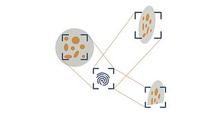 Eine für alle: Mit dem Freiform-Kennzeichnungsverfahren können sowohl gleichmäßige als auch deformierte und in Teilen zerstörte Codes ausgelesen und einer spezifischen ID zugewiesen werden. (Bild: Senodis)