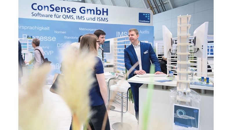ConSense präsentiert auf der it-sa 2026 in Nürnberg die Lösung GRC zum Aufbau eines effizienten und transparenten ISMS.(Bild:  ConSense GmbH)