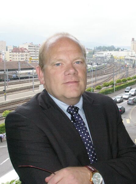Jean-Luc Mossier, directeur de la Promotion économique du canton de Fribourg. (Image: JR Gonthier/MSM)