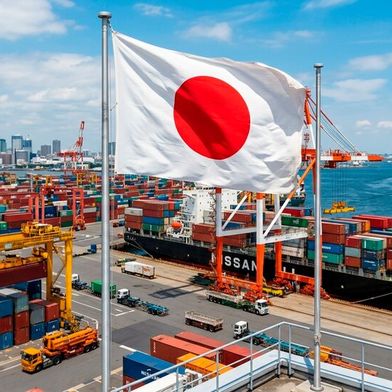Die Analysten lagen mal wieder daneben, denn Japan konnte sein Exportvolumen weit stärker erhöhen, als prognostiziert. Hier einige Zahlen und Fakten, zur wirtschaftlichen Situation Nippons ... (Bild: KI-generiert)