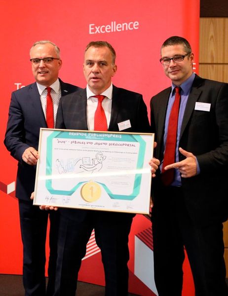 Die Gewinner des 1. Platzes (Konstantin Gastmann)
