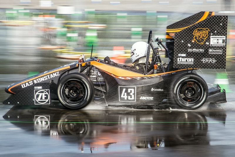 115 Studenten-Team kämpften am 29. Juli bis 3. August um den Sieg bei dem Formula Student Germany Wettbewerb 2014 am Hockenheimring (Formula Student Germany/Singh)