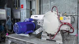 Der Alpine Particle Rounder punktet durch kurze Prozesszeiten und 
hohe Durchsätze bei gleichzeitig geringem spezifischen Energieverbrauch.  (Bild: Hosokawa Alpine)