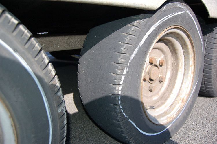 Formel-1-taugliche Lauffläche. (Foto: Polizei Osnabrück)