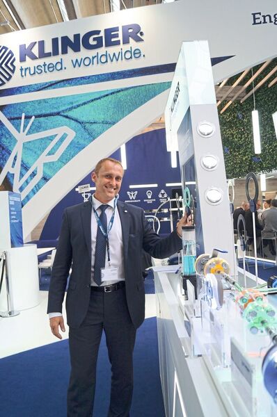 Alles dicht? Am Klinger-Stand gilt das auf jeden Fall. (Stephan/PROCESS)