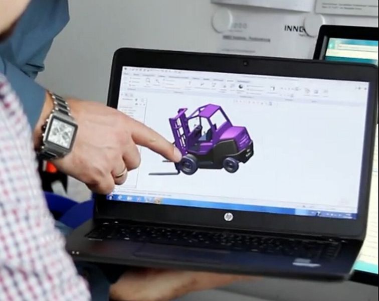 Mobil sein und dennoch mit der 3D-CAD-Software ohne Einschränkung arbeiten: das erlauben leistungsstarke mobile Workstations. (Inneo)