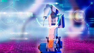 T-Systems hat mit der Plattform Nvidia Omniverse jetzt ein Digital-Twin-Angebot für die Industrie.  (Bild: Deutsche Telekom/ GettyImages/Thinkhubstudio; Montage: Evelyn Ebert Meneses)