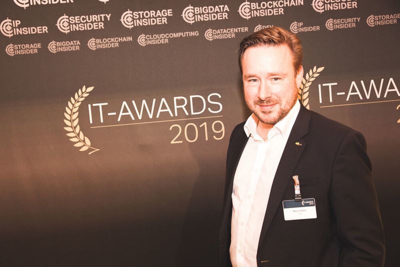 Zum ersten Mal für SUSE bei den IT-Awards, die bereits das fünfte Mal stattfanden: Mario Ester. (artful rooms / VIT)