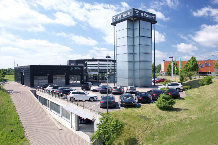 Seit 2016 ist die E-Tower GmbH auf dem Gelände eines ehemaligen Smart-Centers zu Hause. (E-Tower)