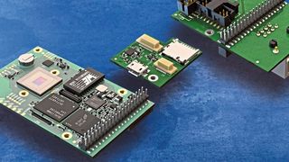 Die Schnittstellen der Platinenkamera können modular erweitert werden. (Vision Components)