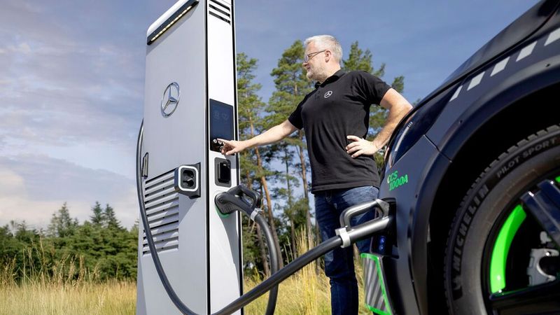 ELF enables ultra-fast charging with over 1,000 watts. (Image:Mercedes-Benz)