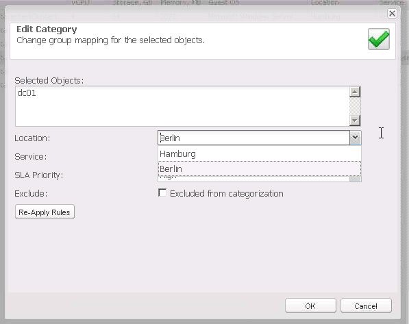 Zu jeder Kategorie lassen sich beliebig viele Werte definieren. Im Beispiel wurden für die Location die Orte „Berlin“ und „Hamburg“ gewählt. Bild: Baumeister (Archiv: Vogel Business Media)