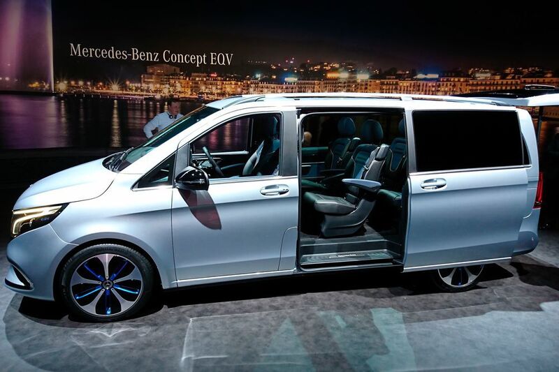 Kein SUV, keine Limousine – das nächste rein elektrische Modell von Mercedes ist ein Großraum-Van.  (Sven Prawitz/Automobil Industrie)