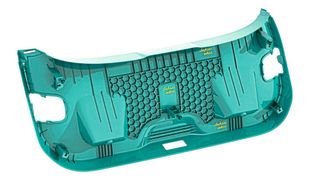 Innenkonstruktion einer schaumspritzgegossenen inneren Heckverkleidung aus Sabic PPc F9005. (Bild: Sabic)