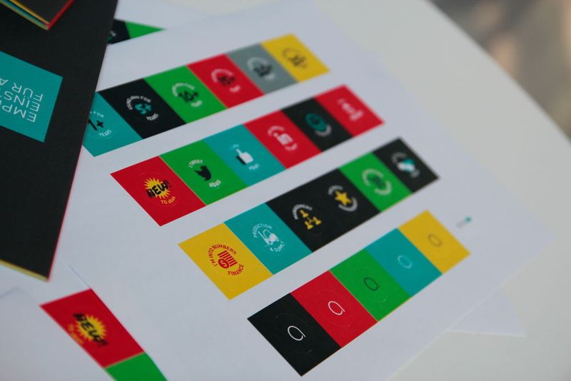 Sticker für die Teilnehmer. (Robert Horn)