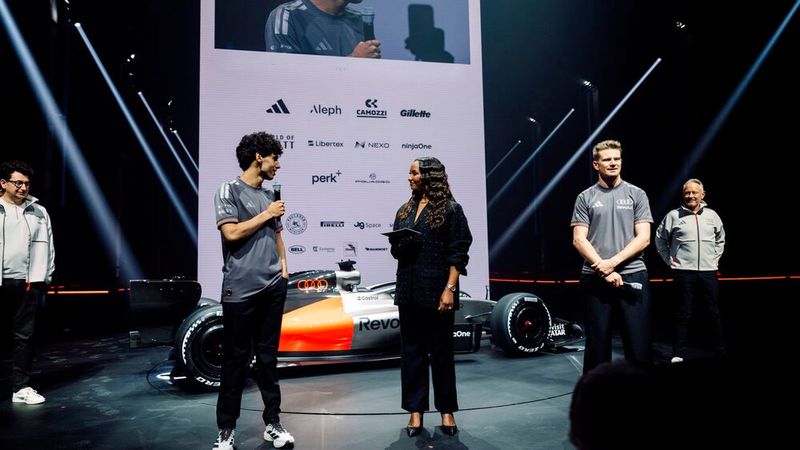 Das Audi Revolut F1 Team stellte bei einer Veranstaltung in Berlin seine Partner und Teamidentität vor. (Bild: Glasurit)