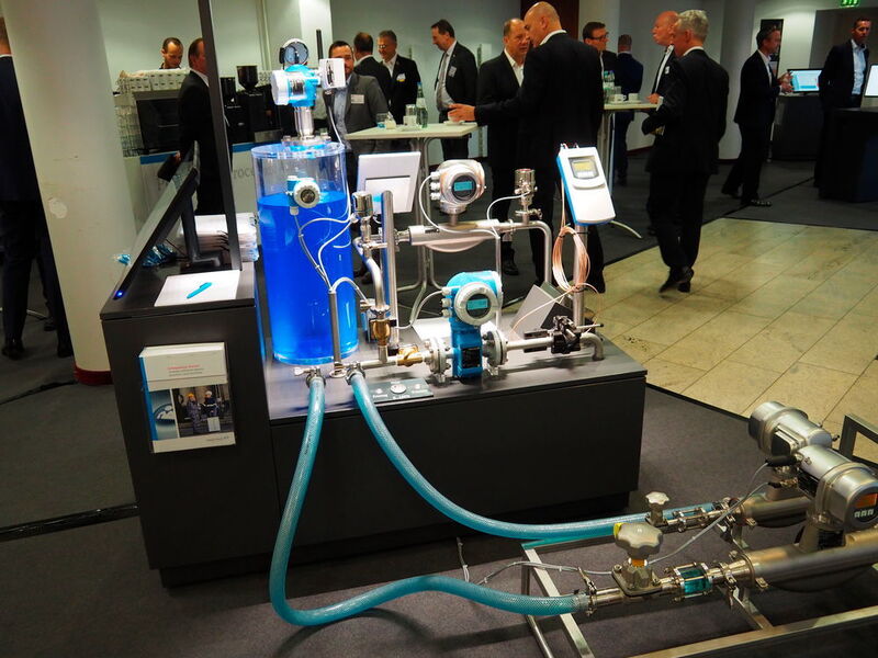 The main sponsor Endress+Hauser presents its product portfolio under the motto 