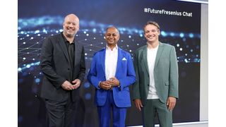 Fresenius freut sich, viele seiner SAP-Systeme sehr effizient in die Cloud migriert zu haben. Von links: Ingo Elfering (CIO von Fresenius), Michael Sen (Vorstandsvorsitzender Fresenius) und Christian Klein (CEO und Mitglied des Vorstands der SAP SE).  (Bild: Fresenius)