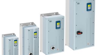 Die Baugrößen B bis E der HLK-Frequenzumrichter CFW701 sind in Gehäusen in Schutzart IP55 erhältlich. (WEG Germany)