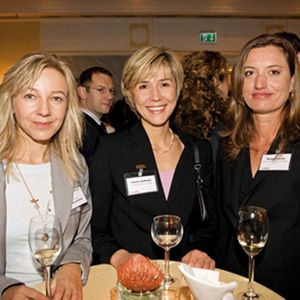 Susanne Schaeffer (Comline) (li.), Martina Sedlmaier (GfK) u. Marion Protschka (Azlan)