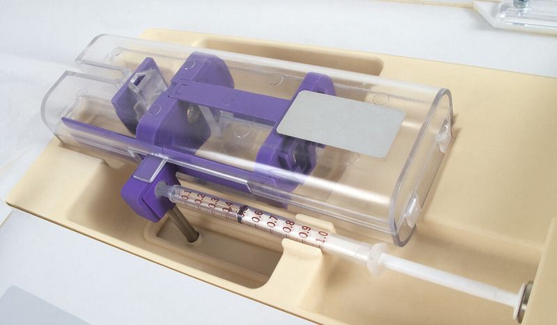 Stent-Beschichtungsmaschine mit Medikamenten-Kartusche als Disposable. (Bild: Seleon)