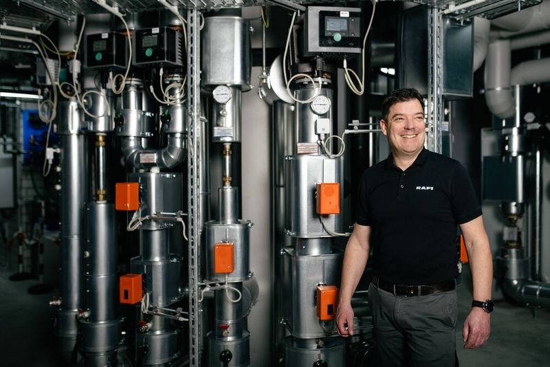 Grund zur Freude: Kälte- und Wärmetechnik auf dem neuesten technologischen Stand. (Bild: Luis Barreiro Photography)