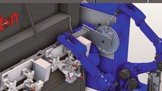 Robot-Team-Synchronisierung mit Fastsuite  (Bild: Cenit)